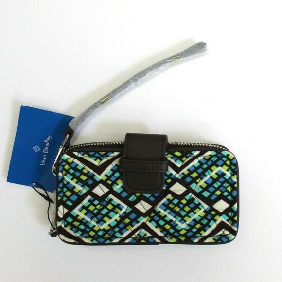 Vera Bradley Rain Forest Quilted Fabric Zip Wallet - Picture 1 of 8